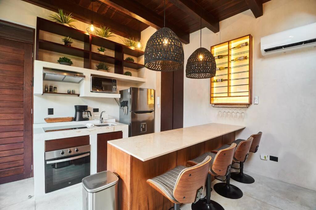 Tribu 306 Boho Design Gem In The Heart Of Tulum W/ Rooftop Apartment Exterior photo